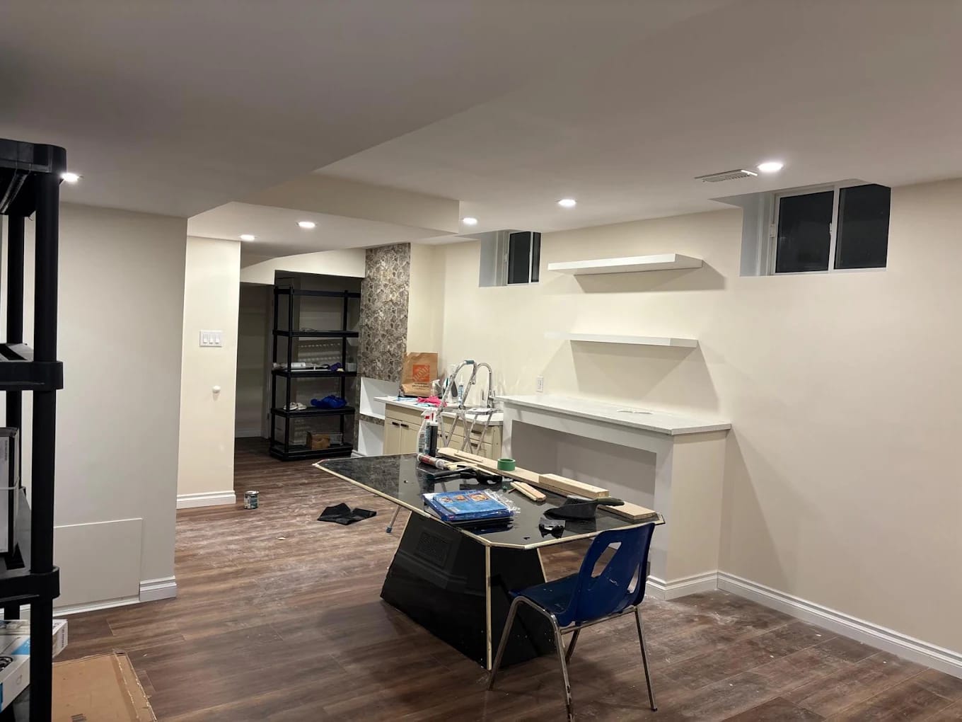 Basement Renovation In Progress